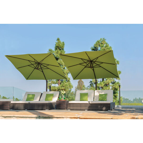 Skye Taupe and Bronze Cantilever Umbrella, image 4