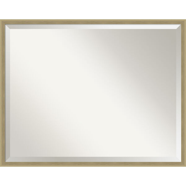 Lucie Champagne Bathroom Vanity Wall Mirror, image 1