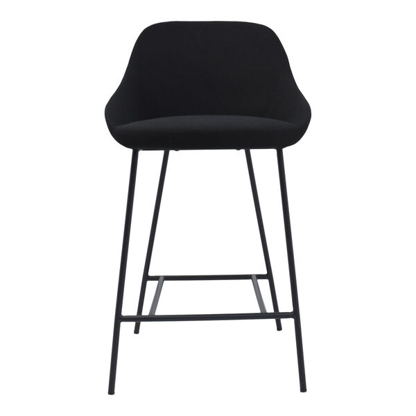 Shelby Black Counter Stool, image 1