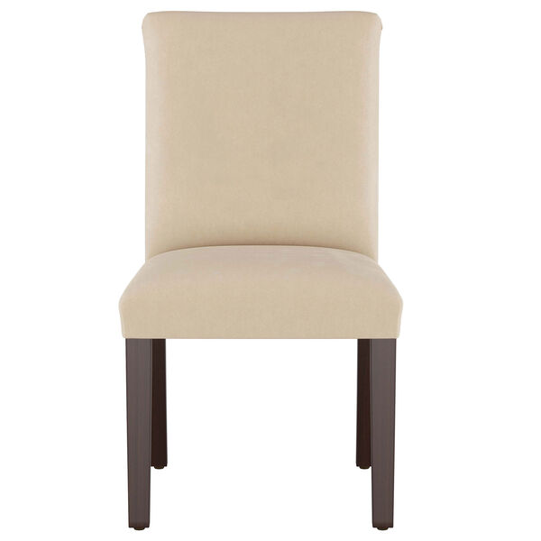Velvet Pearl 37-Inch Pleated Dining Chair, image 2