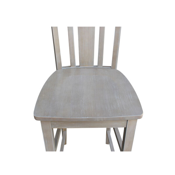 San Remo Barheight Stool in Washed Gray Taupe, image 6