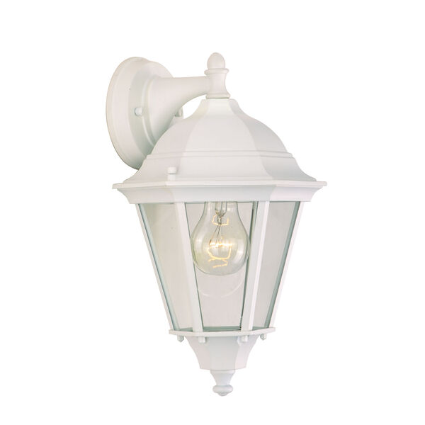 Westlake White One-Light Eight-Inch Outdoor Wall Sconce, image 1