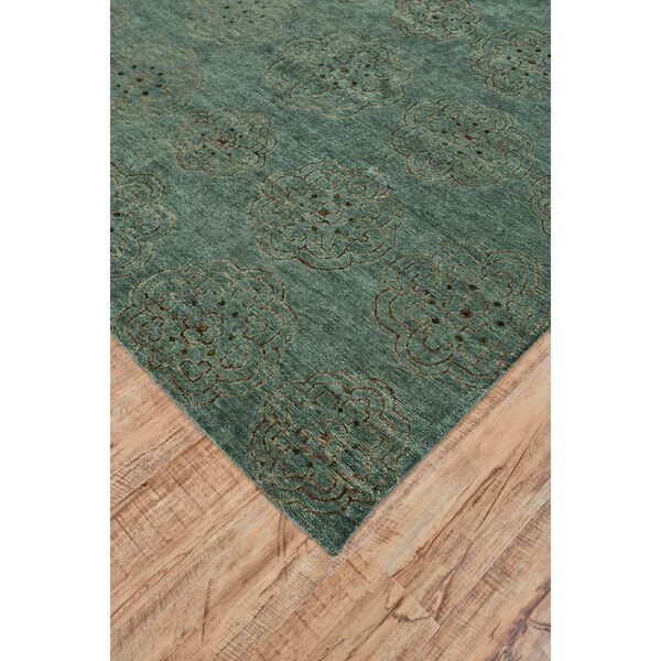 Qing Blue Green Taupe Area Rug, image 3