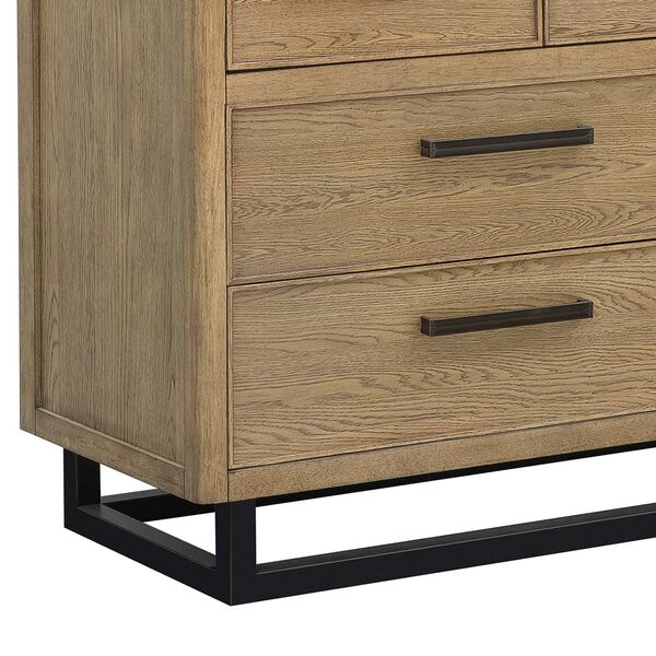 Catalina Distressed Wood Seven-Drawer Dresser, image 4