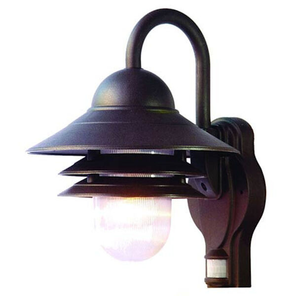Mariner Architectural Bronze One-Light Wall Fixture 13.5 Inch Tall, image 1