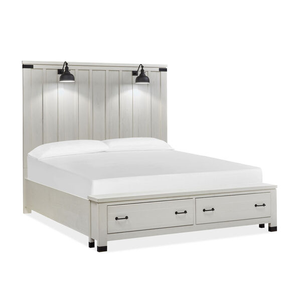 Harper Springs White Queen Storage Bed, image 1