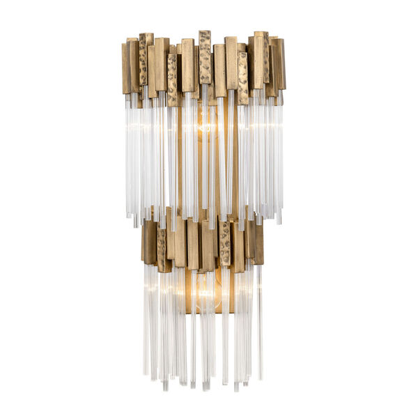 Matrix Havana Gold Two-Light Two-Tier Wall Sconce, image 2