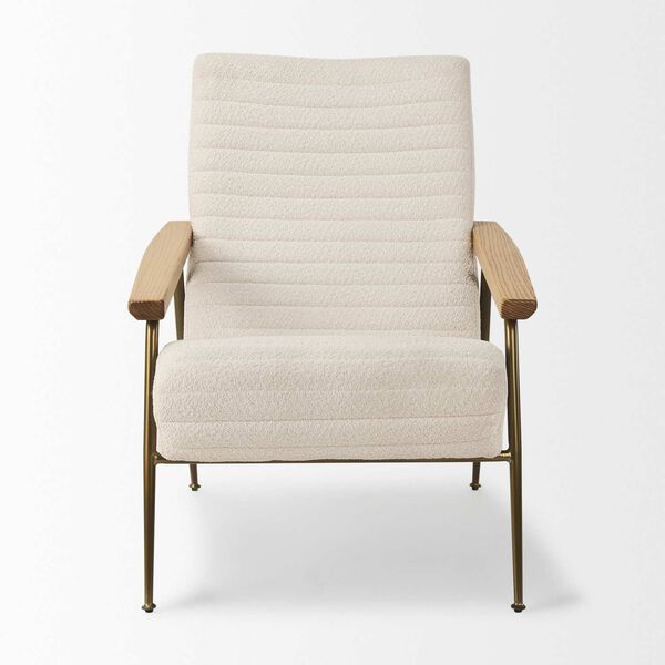 Grosjean Cream Boucle Accent Chair, image 2