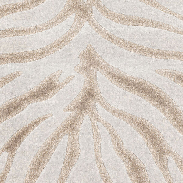 Remy Camel, White and Light Gray Rectangular Area Rug, image 3