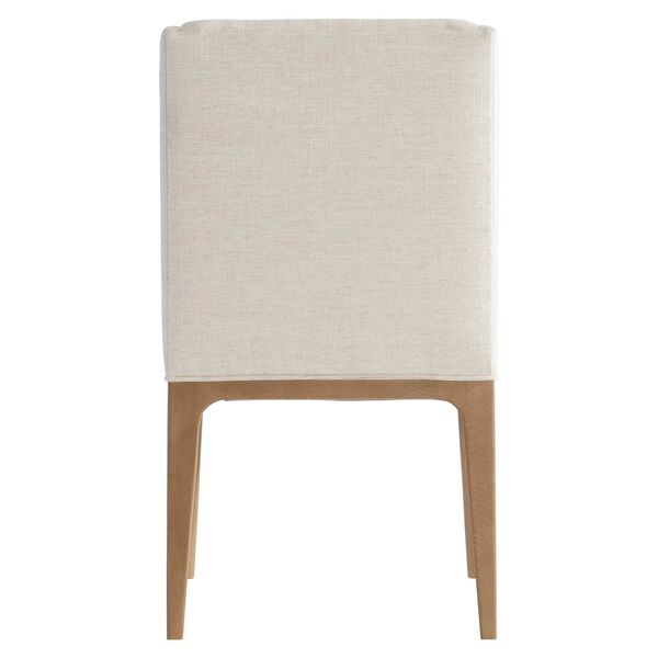 Modulum White and Natural Side Chair, image 4