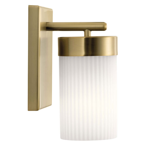 Ciona Brushed Natural Brass One-Light Wall Sconce, image 3