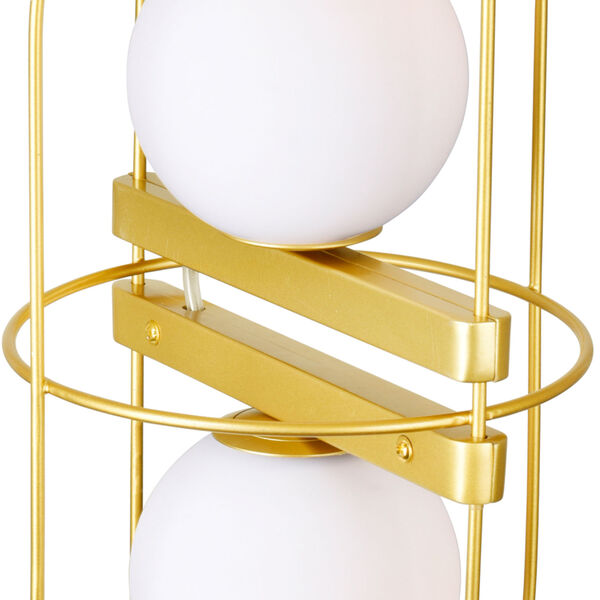 Orbit Medallion Gold Two-Light LED Mini Pendant, image 4