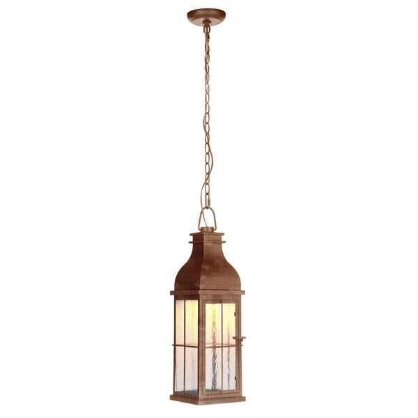 Vincent Weathered Copper LED Outdoor Pendant, image 2