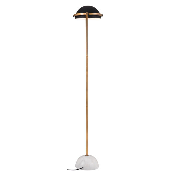 Irving Black One-Light Floor Lamp, image 4