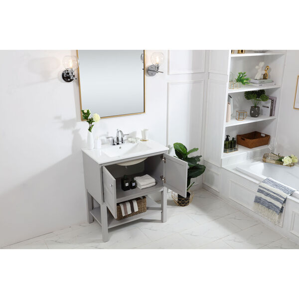 Mason Gray 30-Inch Vanity Sink Set, image 4