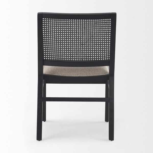 Wynn Beige and Black Wood Dining Chair, image 4