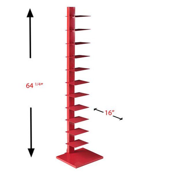 Spine Tower Shelf - Valiant Poppy, image 3
