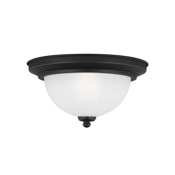 Geary Midnight Black One-Light Ceiling Flush Mount without Bulb, image 1