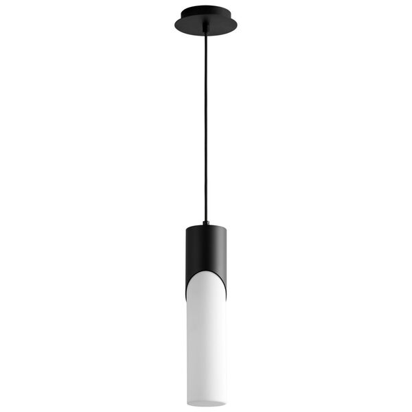 Ellipse Black 17-Inch LED Mini-Pendant, image 1