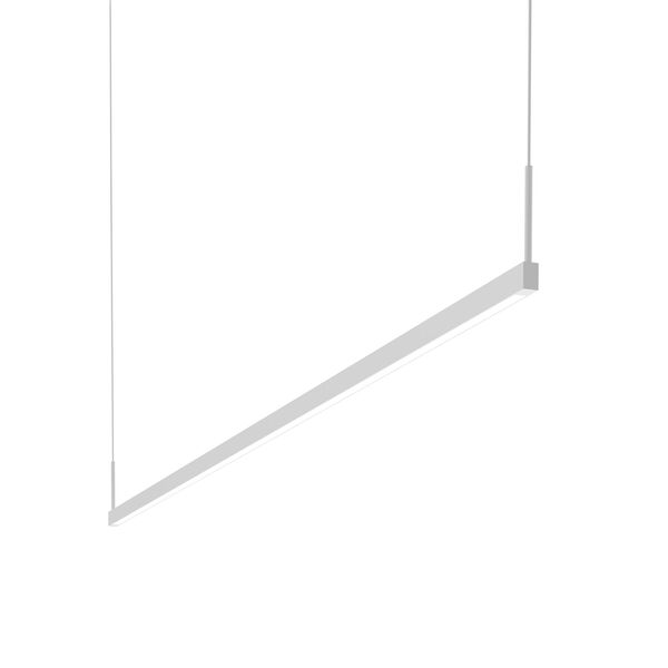 Thin-Line Satin White LED 72-Inch Pendant, image 1
