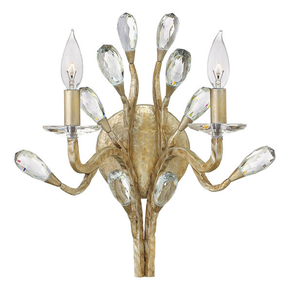 Eve Champagne Gold Two-Light Wall Sconce , image 1