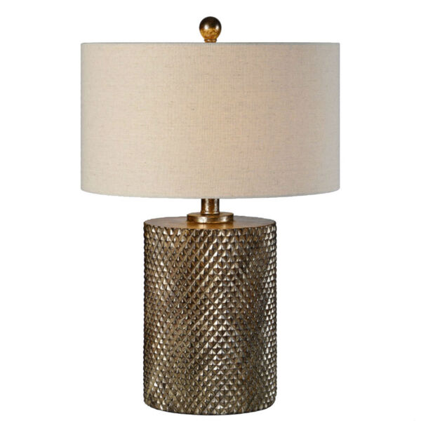 Maverick Hues Of Champagne Bronze and Silver One-Light 25-Inch Table Lamp Set of Two, image 1