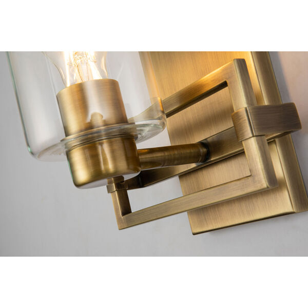 Estes Antique Brass One-Light Wall Sconce, image 3