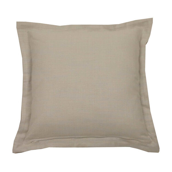 Verona Almond 20 x 20 Inch Pillow with Double Flange, image 2
