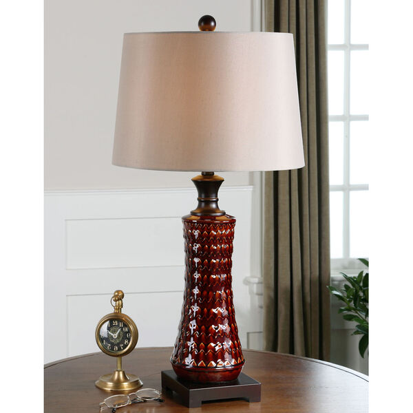 Cassian Brown and Bronze One-Light Table Lamp, Set of 2, image 2