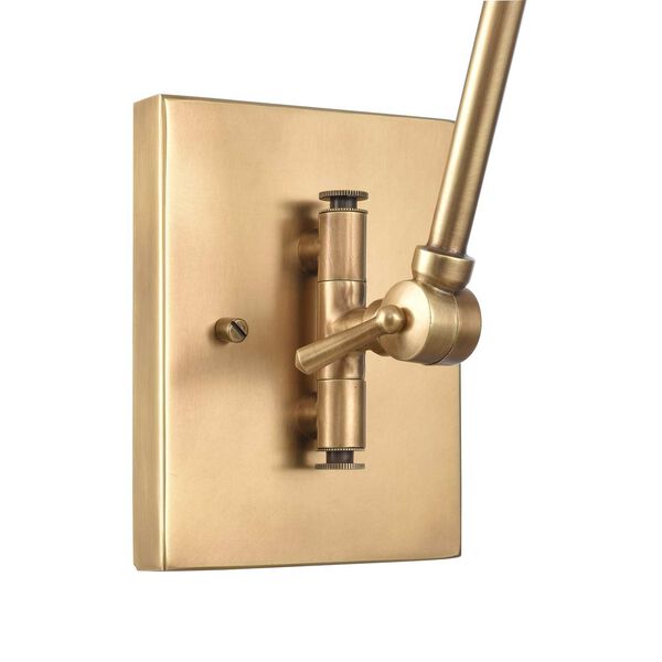 Luca Natural Brass 19-Inch One-Light Swing Arm Sconce, image 6