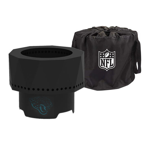 NFL Jacksonville Jaguars Ridge Portable Steel Smokeless Fire Pit with Carrying Bag, image 3