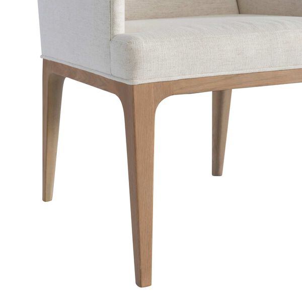 Modulum White and Natural Arm Chair, image 5