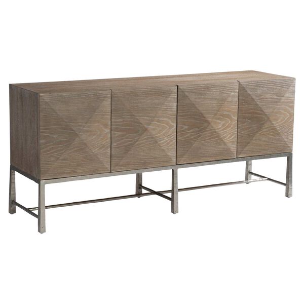 Aventura Marcona Frosted Nickel Entertainment Credenza, image 3