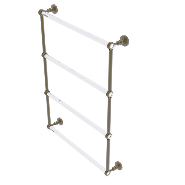 Pacific Grove 4 Tier 24-Inch Ladder Towel Bar with Groovy Accent, image 1