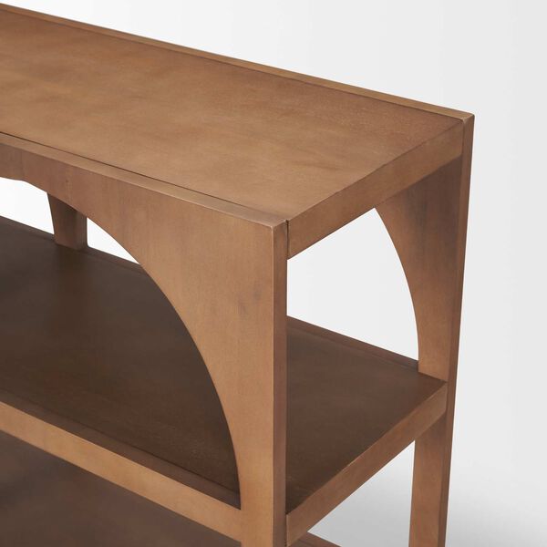 Bela Brown Small Arched Console Table, image 5