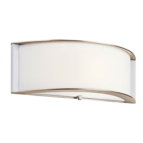 Polished Nickel 15-Inch Energy Star LED Wall Sconce, image 1