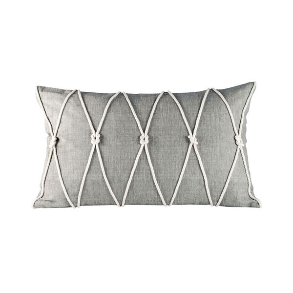 Reef Dove and White Throw Pillow, image 1
