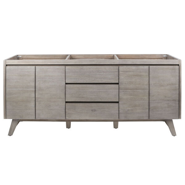 Coventry 72 inch Vanity Only in Gray Teak, image 1