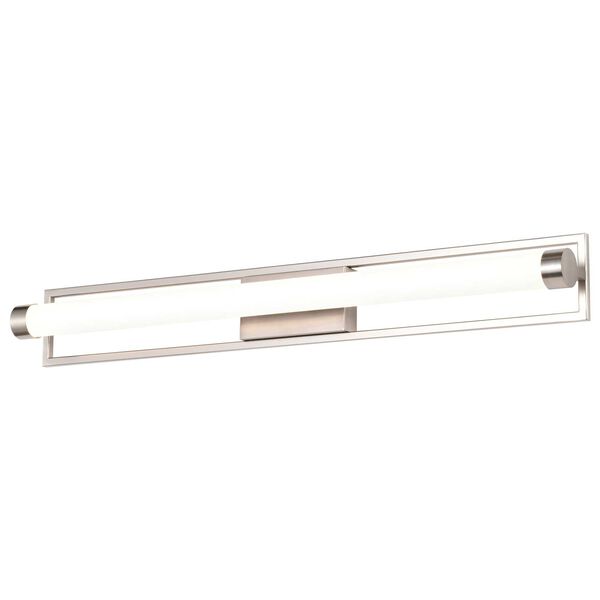 Canal Brushed Nickel 36-Inch Integrated LED Bath Strip, image 2
