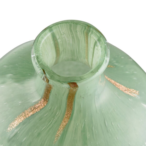 Lexie Light Green and Gold Tall Vase, Set of 2, image 3