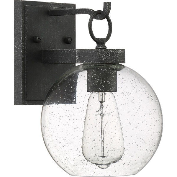 Barre Gray Ash 10-Inch One-Light Outdoor Lantern with Clear Seedy Glass, image 6