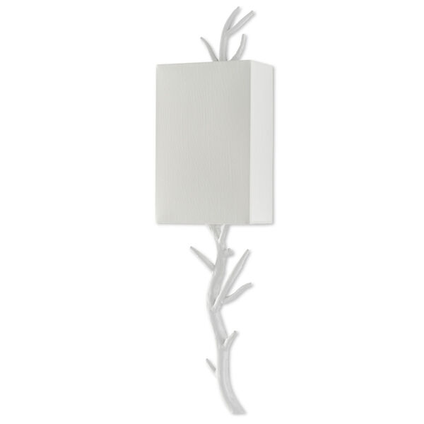 Baneberry Gesso White One-Light Wall Sconce, Right, image 4
