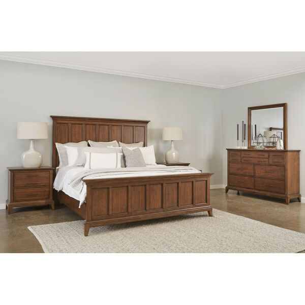 Shaker Heights Classic Clear Cherry Eight-Drawer Dresser, image 3