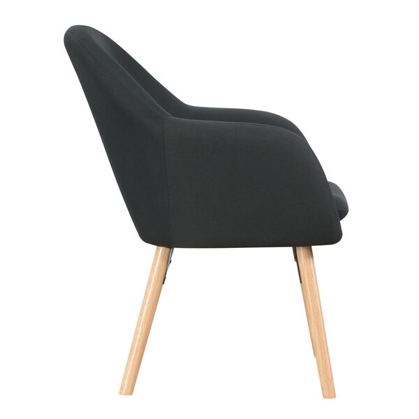 Charlotte Black Accent Chair, image 4
