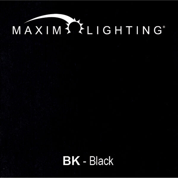 Black Three-Light Outdoor Flushmount, image 2