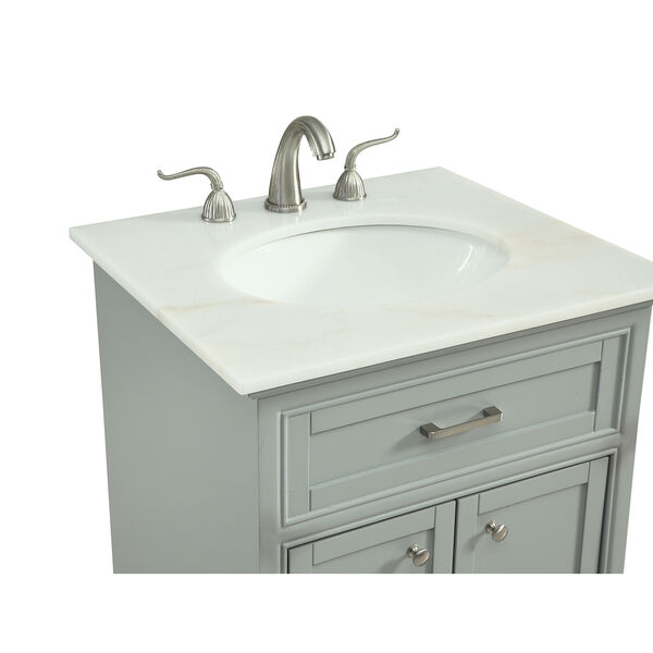 Americana Light Grey Vanity Washstand, image 4