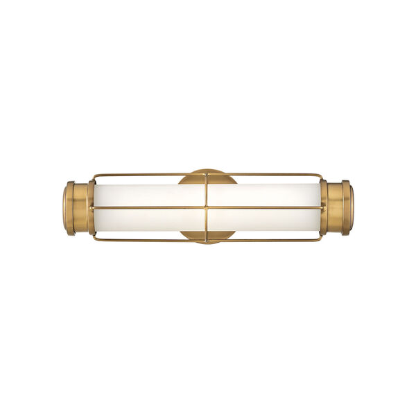 Saylor Heritage Brass Small LED Wall Sconce, image 1