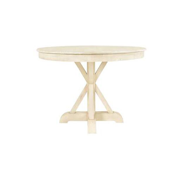 Kenna Ivory 42-Inch Round Dining Table, image 2