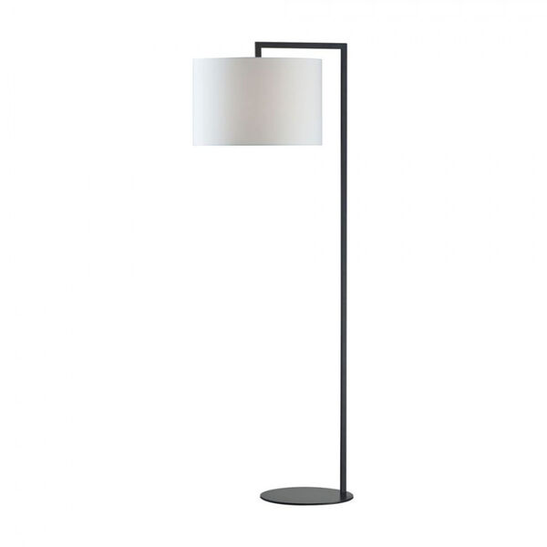 Uptown Black One-Light Floor Lamp, image 1