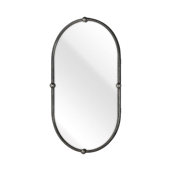Medora Aged Black 25 x 41-Inch Wall Mirror, image 2